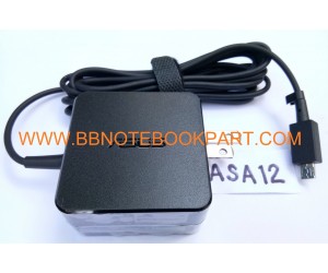 ASUS  Adapter อแด๊ปเตอร์ 19V 1.75A 33W หัว Micro USB  (หัวสี่เหลี่ยม)